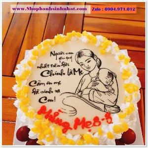 Bánh Sinh Nhật Tặng Mẹ - TE15